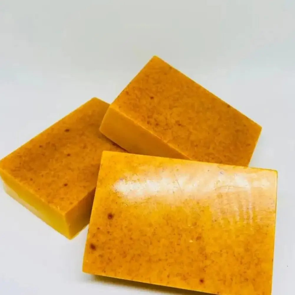 Lemon Turmeric & Kojic Acid Soap Bar, Face & Body Wash.